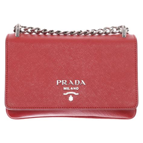 prada logo rot umhängetasche|farfetch Prada bags.